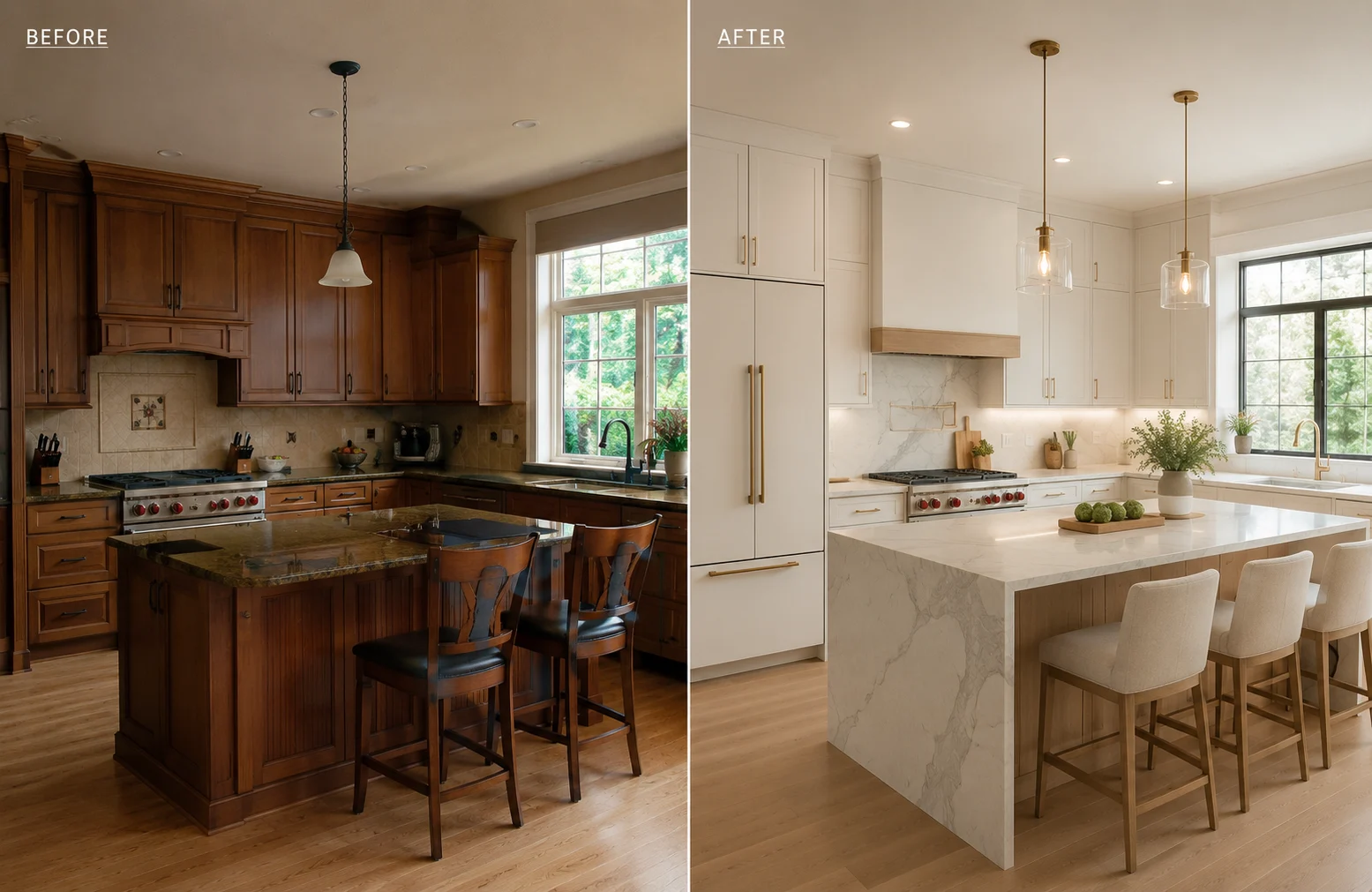 Luxury kitchen renovation